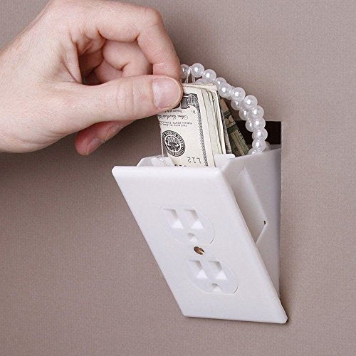 Secret Electrical Outlet Plug Hidden Wall Socket Safe