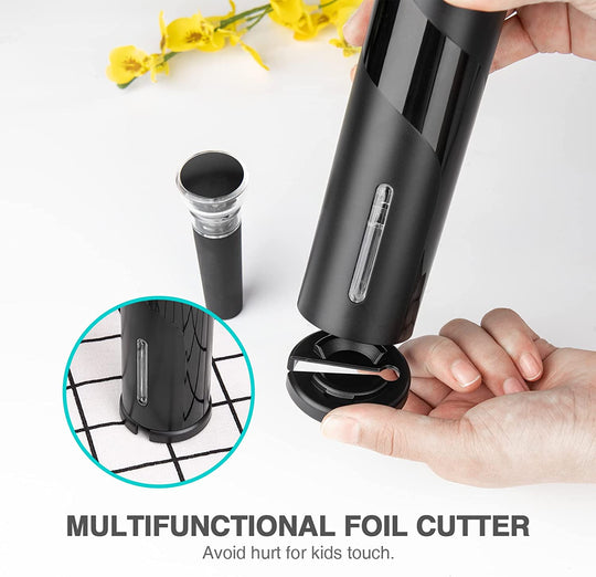 Automatic Wine Bottle Opener & Corkscrew Gift Set