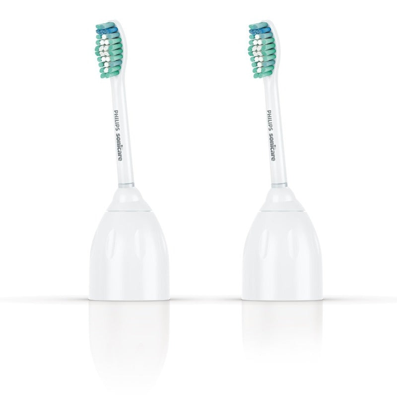 Genuine Philips Sonicare E-Series replacement toothbrush head, Pack of 2 (HX7022/30, 2)