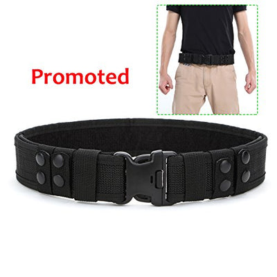 Yahill Security Tactical Belt Combat Gear Adjustable Heavy Duty Police Military Equipment Accessories for Sports Outdoor
