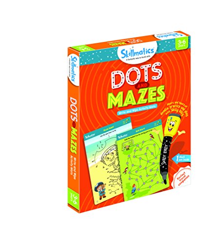 Skillmatics Educational Game: Dots And Mazes 3-6 Years