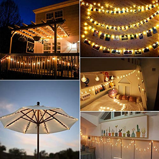 8 Mode Globe Decorative String Lights