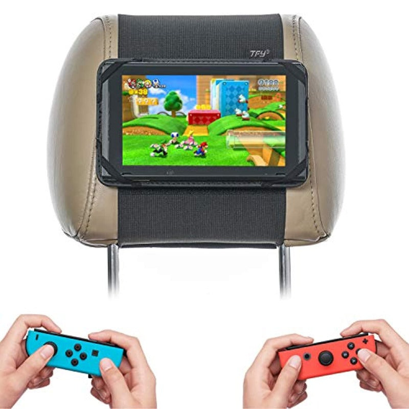 Vehicle Headrest Mount Compatible With Nintendo Switch