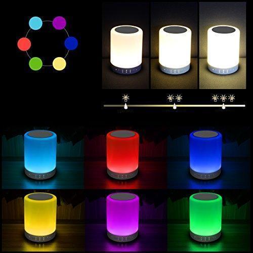 Smart Touch Control Night Light with Bluetooth Speaker