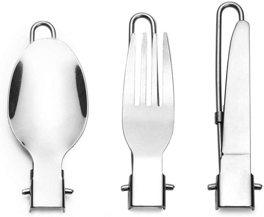 DZRZVD Portable Utensils Travel Camping Cutlery Set Including Knife Fork Spoon Chopsticks Cleaning Brush Straws Portable Case Stainless Steel Flatware Set