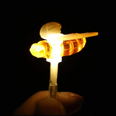 30 Honeybee Solar Powered 15ft LED Decorative Lights