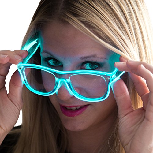 Neon Nightlife Clear Lens Light Up Glasses