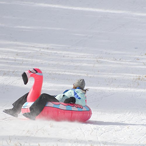GoFloats Winter Snow Tube - The Ultimate Sled (Choose from Unicorn, Ice Dragon, Polar Bear, Penguin, Flamingo)