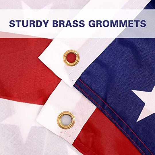 3' x 5' American Flag with Brass Grommets