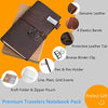 Refillable Leather Traveler's Journal Kit