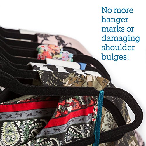 30 Pack: Premium Quality Space Saving Velvet Durable Clothing Hangers