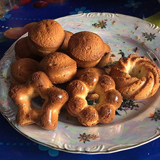 24Pc 100% Silicone Molds 2 3/4 inch Cupcake Donut BPA Free Baking Cups Set