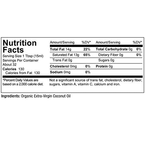 Viva Naturals Organic Extra Virgin Coconut Oil, 16 Ounce