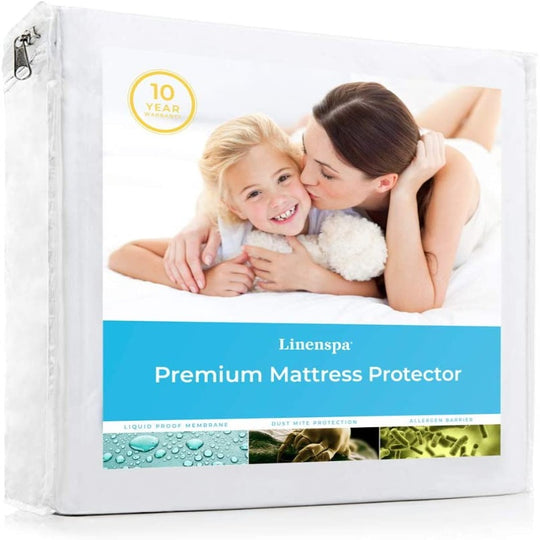 Waterproof Mattress Protector - Premium Smooth Fabric - Top Protection Only