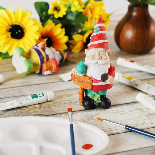 2 Pack DIY Paint Your Own Garden Gnome