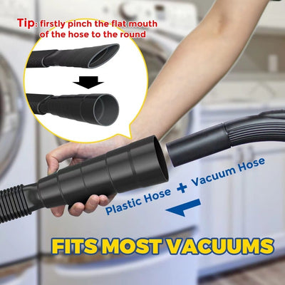 Dryer Vent Vacuum Hose - Vent Cleaner Kit Attachment