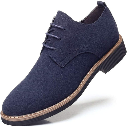 Men's Suede Dress Shoes Casual Lace Up Oxfords
