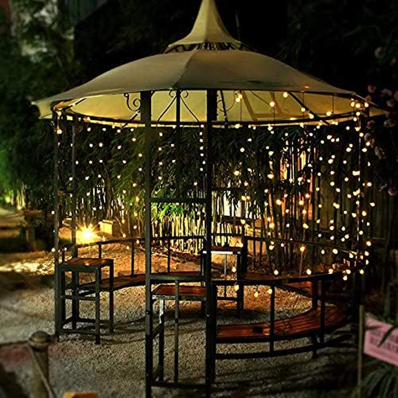  Solar Garden Lights, Outdoor String Lights with Balls, Waterproof 6m 30 LED 8 Twinkling Modes