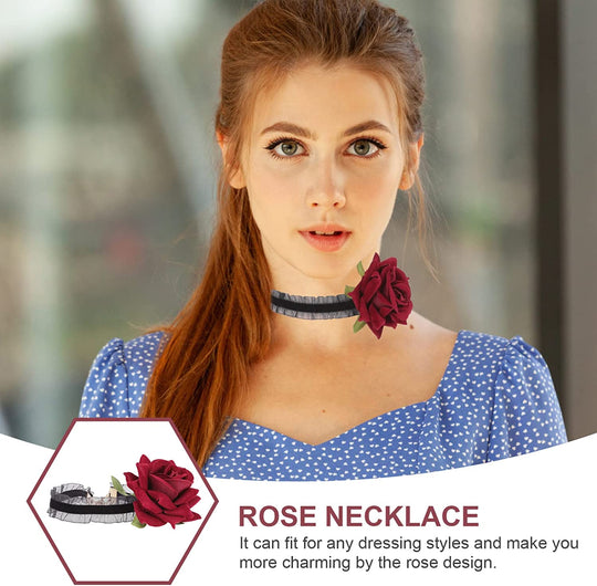  4Pcs Lace Choker Necklace