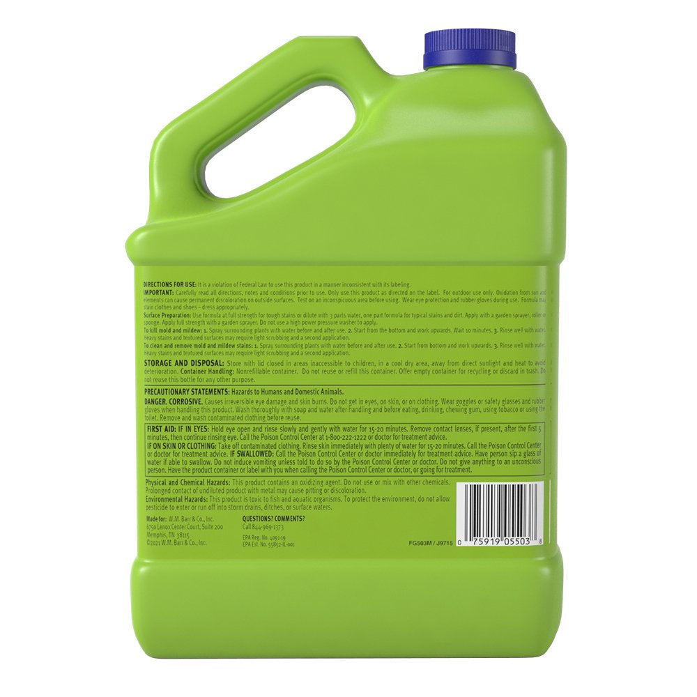 Mold Armor Liquid House Wash Gallon, Exterior