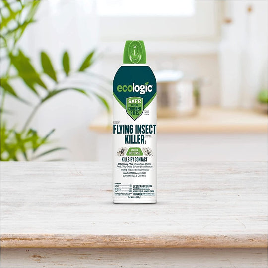 Ecologic Flying Insect Killer, Kills Fruit Flies, Mosquitos, Gnats and Other Insects, (Aerosol Spray) 14 fl Ounce
