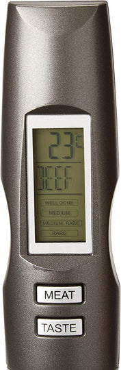  BBQ Grill Tools Set Gift for Dad, 4 Piece Set, Number 1 Dad Tongs, Spatula, Digital Thermometer and Case