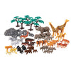 Safari Animals Jumbo Bucket, 55 Pieces