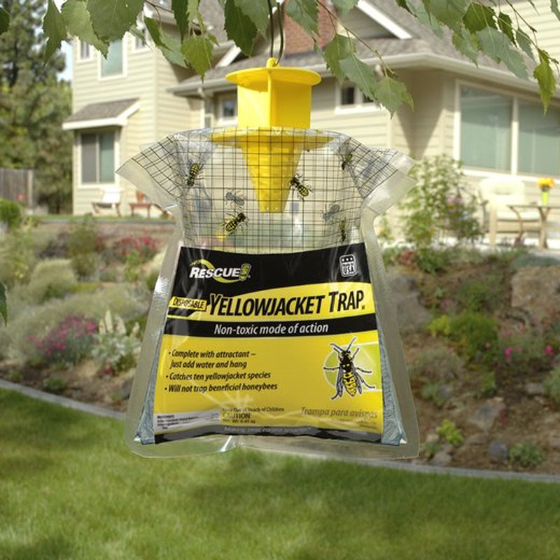 RESCUE! Eastern Yellowjacket Disposable Outdoor Trap, 1 Pack