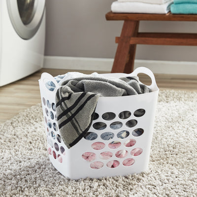 6 Pack Flexible Plastic Laundry Baskets