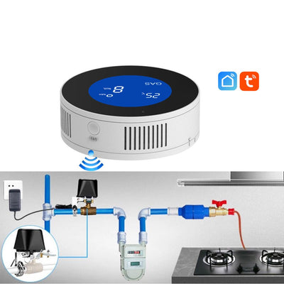 WIFI Natural Gas Alarm / Monitor -  Natural Gas Detector & Propane Detector W LCD Display 2.0