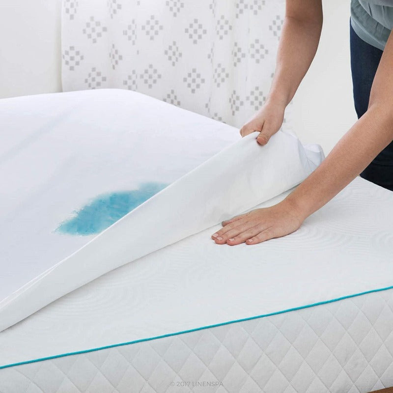 Waterproof Mattress Protector - Premium Smooth Fabric - Top Protection Only
