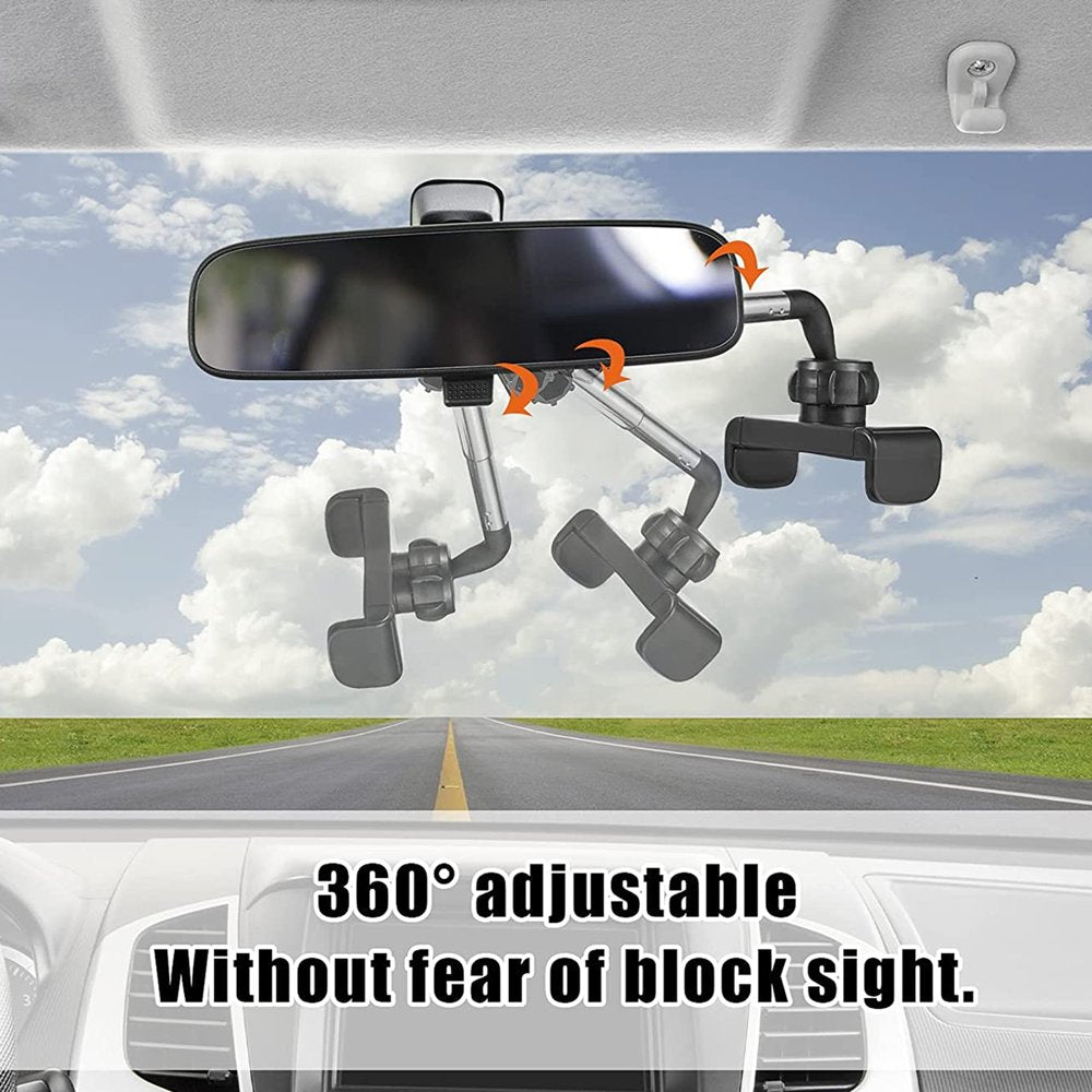 Car Rearview Mirror Mount Phone Holder for Smartphone 