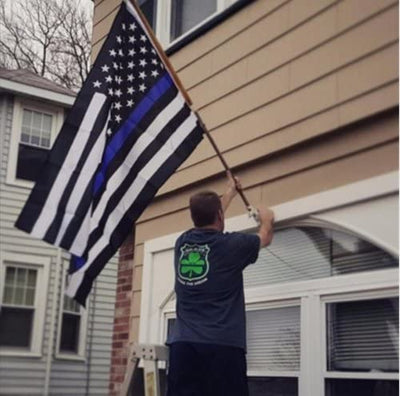Thin Blue Line American Flag - 3 by 5 