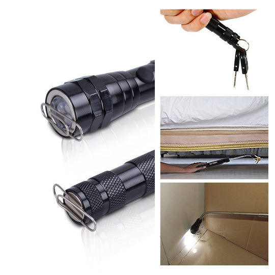Magnetic Flexible LED Flashlight Telescoping Pickup Tool