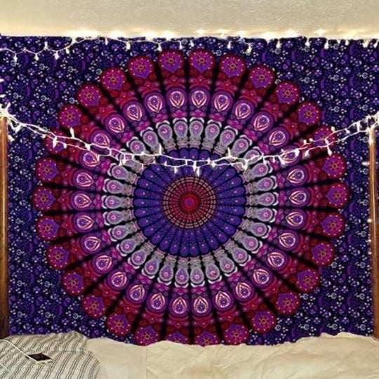 Colorful Cotton Bohemian Mandala Tapestry