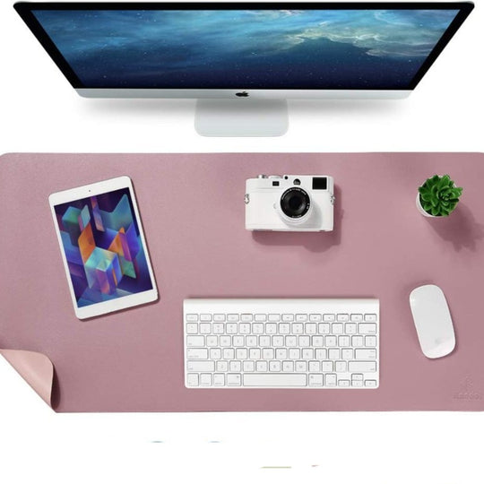 Dual Sided Waterproof Leather Desk Mat