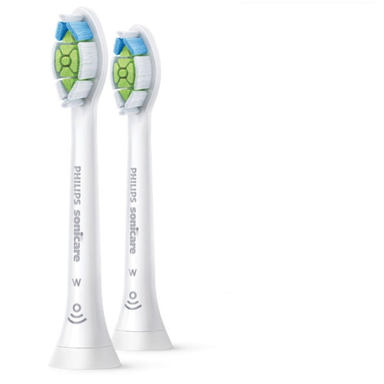 2 Pack Diamond Clean Replacement Toothbrush Heads Compatible With Philips Sonicare