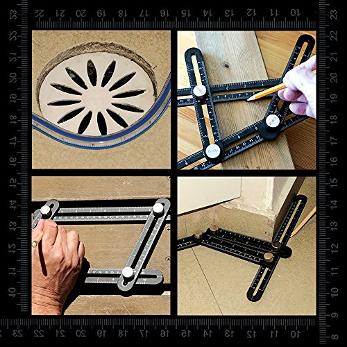Professional DIY Multi-Angle Measuring Ruler & Flexible Curve Ruler