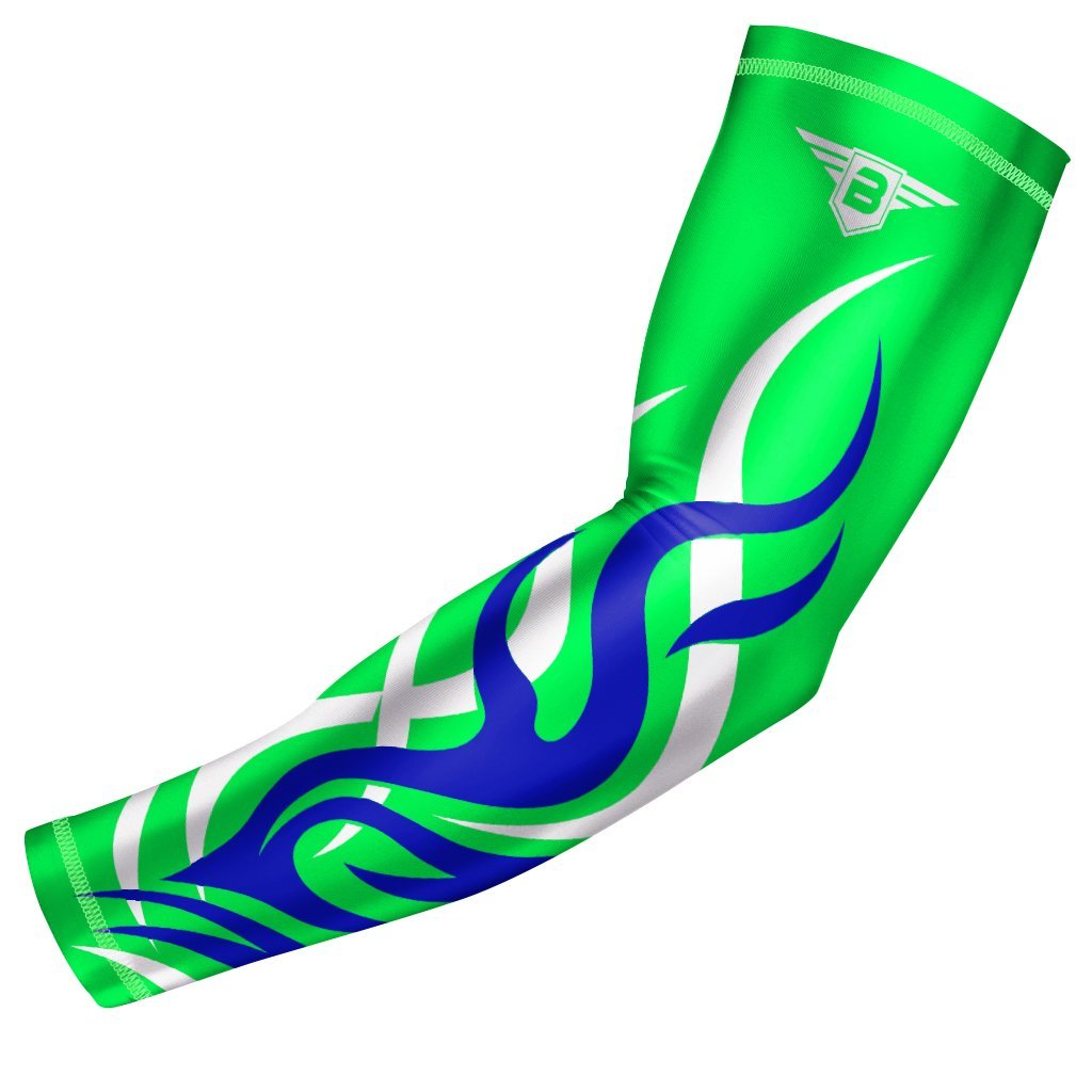 Sports Compression Arm Sleeve - UV/Sun Protection and Cooling Base Layer