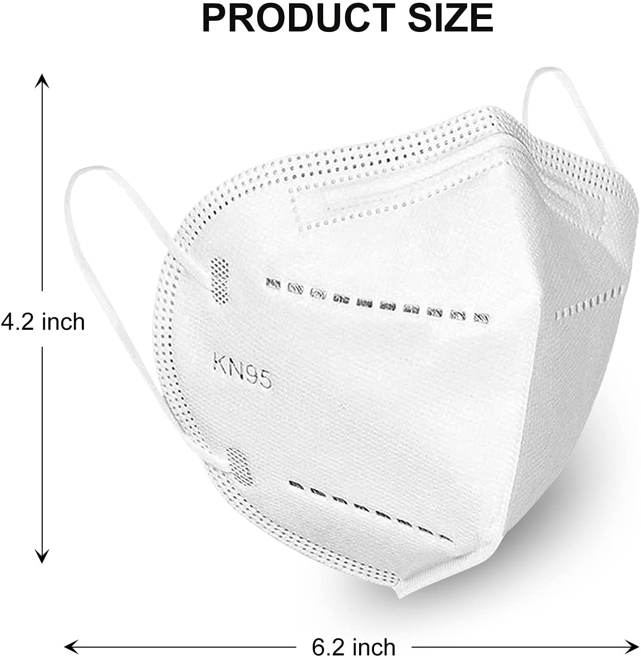 20 Pack 5 Layer Design Safety Mask - White