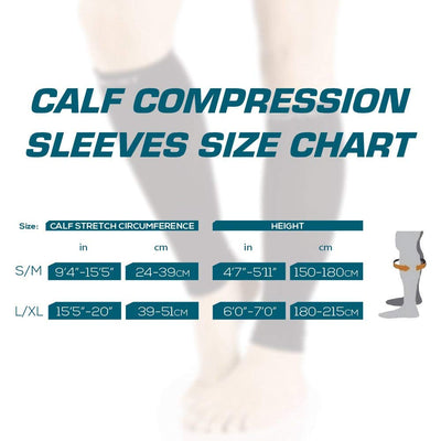Abco Tech Compression Sleeve-Calf and Shin Splints Support with Guard Leg Compression Design