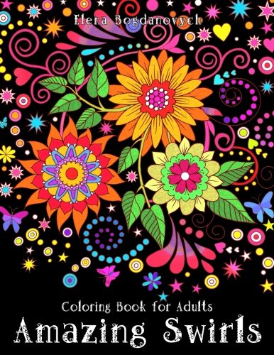 Coloring Book for Adults: Amazing Swirls