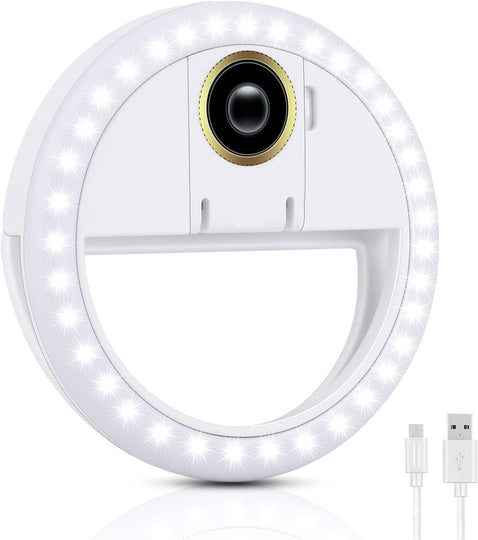 Rechargeable Clip-On 36 LED Selfie Light