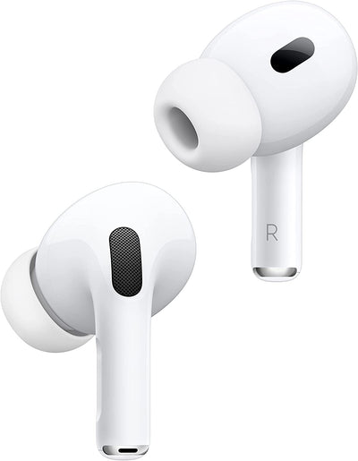 Apple AirPods Pro (2nd Generation) Wireless Earbuds with MagSafe Charging Case. Active Noise Cancelling, Personalized Spatial Audio, Customizable Fit, Bluetooth Headphones (Renewed)