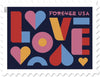 USPS LOVE 2021 Forever Stamps - Booklet of 20 Postage Stamps