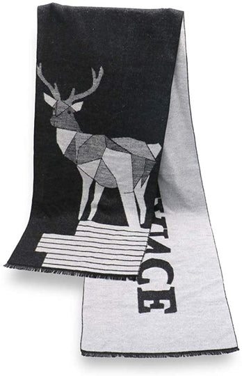 Men's Winter Warm Cashmere Scarf,Fashion Lightweight and Soft Scarves