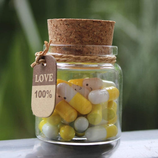 Capsule Letters Message in a Bottle