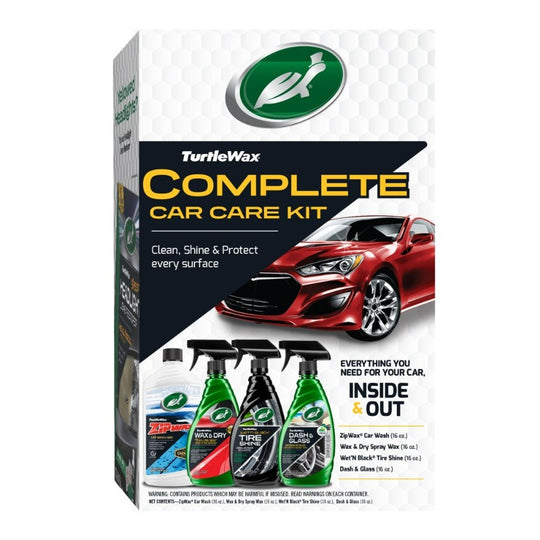 4 Piece Turtle Wax Complete Car Care Kit