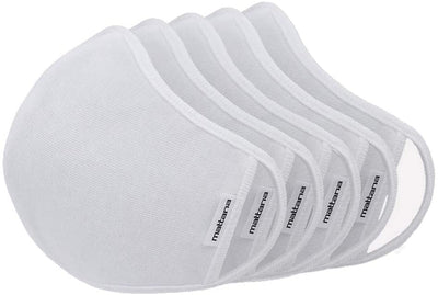 5 Pack: 2-Ply Reusable Washable Face Mask