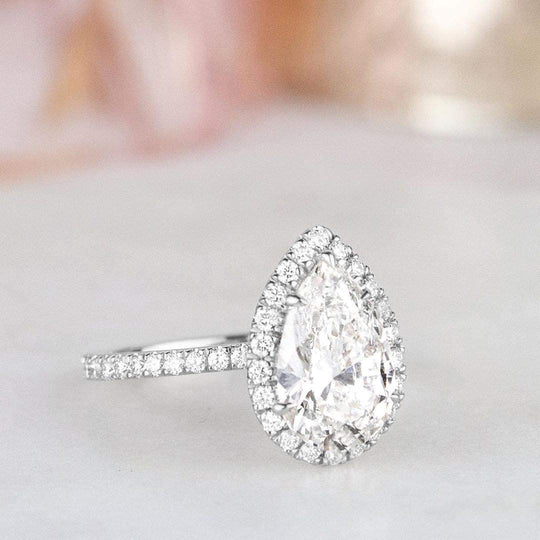 925 Sterling Silver Teardrop Wedding Band